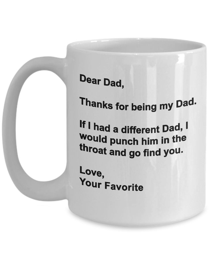 Fathers Day Gift For Dad And Grandpa Dear Dad Mug