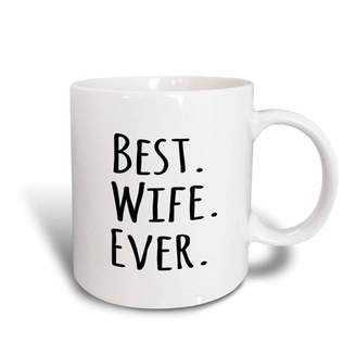 Best Wife Ever - fun romantic married wedded love gifts for her for anniversary or Valentines day Mug available in both 11 oz and 15 oz. Why drink out of an ordinary mug when a custom printed mug is so much cooler? #ad #loveday #valentine #valentinesdaygi