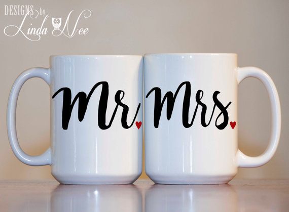 Mr. and Mrs. Mug, Mr and Mrs Coffee Mugs, Couples Mugs, Couples Mug Set, His and Hers Mug, Wedding Gift for Couple, Mr Mrs Cup, Tea MPH0073