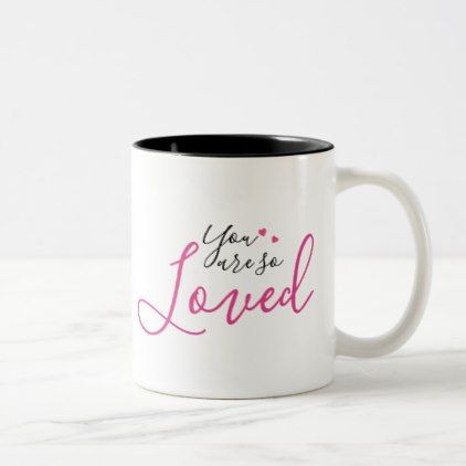 loved VALENTINE DAY christian faith gift Two-Tone Coffee Mug - valentines day gifts gift idea diy customize special couple love