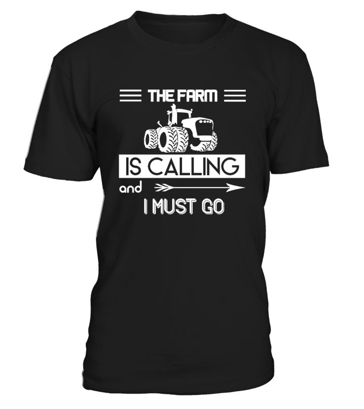 The farm is calling and i must go #gift #idea #shirt #image #funny #campingshirt #new